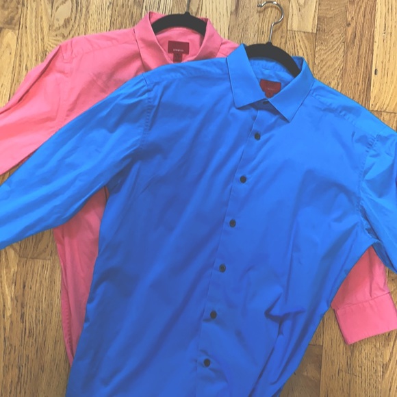 Mens Alfani Slim Fit Dress Shirts 2 